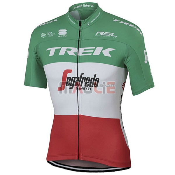 2017 Maglia Trek Segafredo Campione Italia